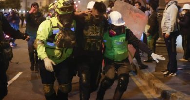 VANDALISMO: 55 policías heridos por ataques de infiltrados en marcha de protesta