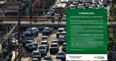 Av. JAVIER PRADO: Suspenden desvíos vehiculares y obras ante incomodidad de vecinos