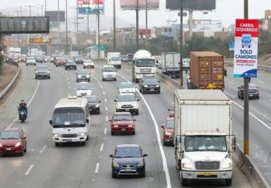 PANAMERICANA SUR: Camiones de carga solo podrán circular por carril derecho,