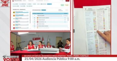 JNE: Dispone que hasta el 7 de mayo se realizará recuento de votos
