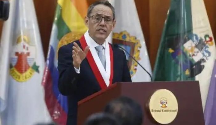 HELDER DOMÍNGUEZ: Asume presidencia del Tribunal Constitucional