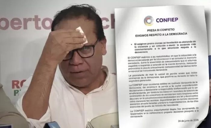 CONFIEP: Exige a Roberto Sánchez respetar resultados electorales