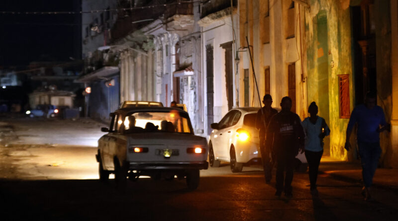 Cuba, en la oscuridad