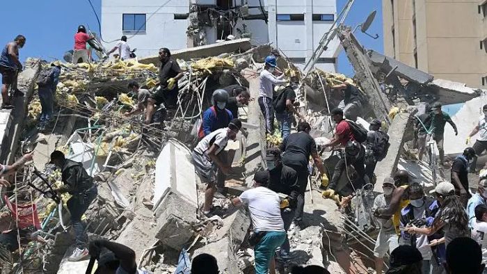 COLOMBIA: Saldo inicial de terremoto supera el centenar de fallecidos, medio millar de heridos y edificios colapsados