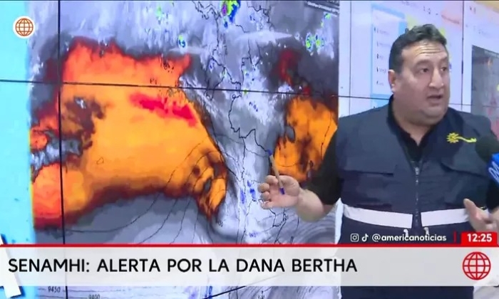DANA BERTHA: Alerta por lluvias, nevadas y vientos en la sierra