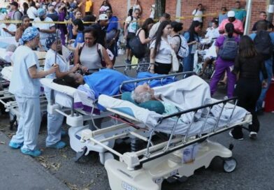 CALI: Pacientes atrapados en un hospital parcialmente colapsado