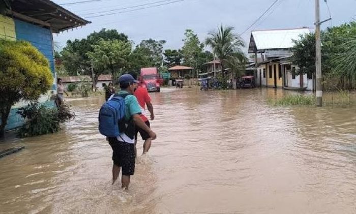 SAN MARTÍN: Lluvias torrenciales dejan afectadas 52 viviendas en distrito de Campanilla
