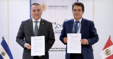 Fiscalías de Perú y El Salvador realizarán trabajo conjunto en materia de investigación penal